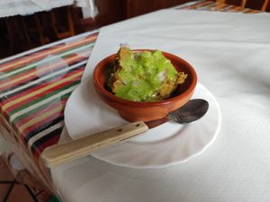 Escaldón vegano at Cruz de Tea in Tenerife