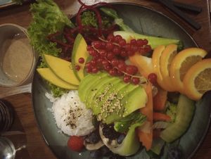 Vegan bowl at Okami Sushi & Restaurant in Bensheim