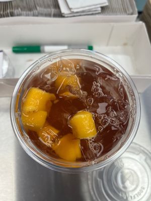 Fresh Peach Tea  at Cup of Joy in Pottstown