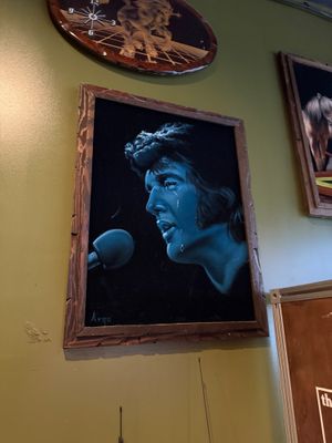 More fun art! at The Tiny Pony Tavern in Yucca Valley