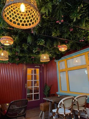 Lounge area at Tres Locos in Reykjavik