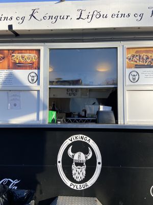  at Víkinga Pylsur - Kiosk in Reykjavik