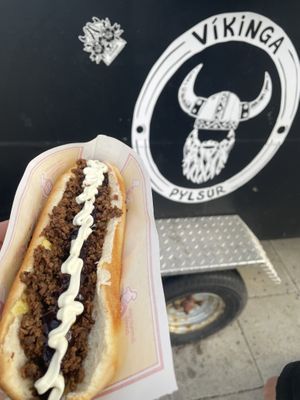   at Víkinga Pylsur - Kiosk in Reykjavik