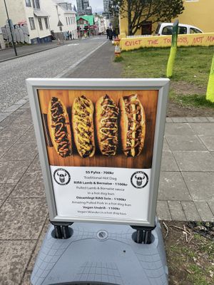   at Víkinga Pylsur - Kiosk in Reykjavik