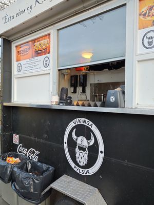  at Víkinga Pylsur - Kiosk in Reykjavik