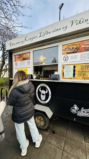   at Víkinga Pylsur - Kiosk in Reykjavik