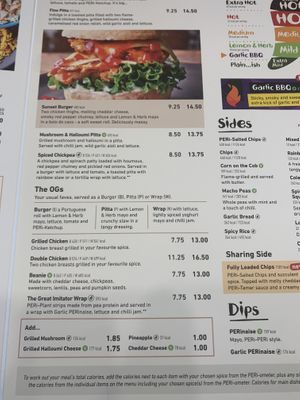   at Nando's in East London