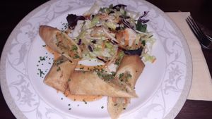 Vegan Spring Roll at Motte & Bailey Restaurant in Moate