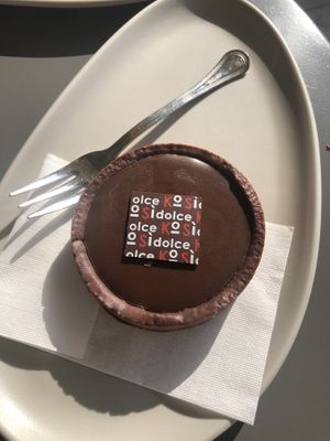 Tortino al cioccolato e caramello salato  at KoSìdolce in Noale
