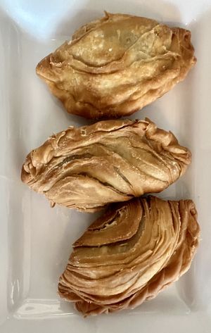 Curry puffs  at The Nu Do' Society in Cambridge