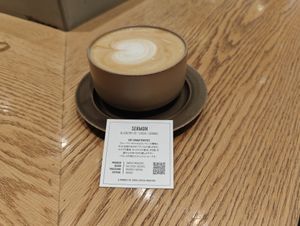 Loved my latte, so smooth and caramel at Verve Coffee Roasters in Tokyo