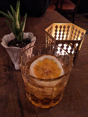 Godmother drink at Bellona in Toronto