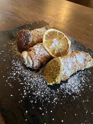 Vegan cannolis = amazing  at Bellona in Toronto