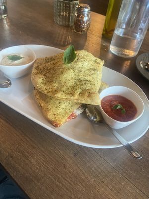 Vegan Calzone authentic Italian taste   at Bellona in Toronto