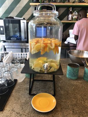 Citrus water   at Circle Café - Jumeirah Islands in Dubai