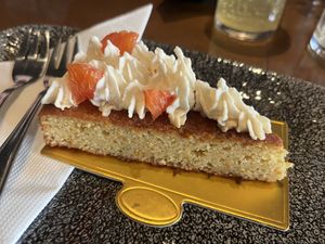 Orange almond cake  at Truth Coffee Roasting in Cape Town