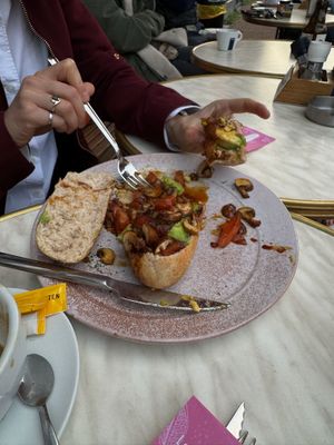 Mushroom Sandwich  at Cafe Waterloo in Amsterdam