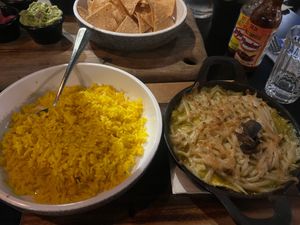 Vegan enchilada (both dishes)  at Mucho Mexicano in South Brisbane