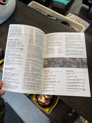 Menu at Shushu Haru  in Montreal