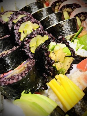 The best vegan sushi in town 🥰🥰, I did order combo 36 pieces and it is fantatic. Furthermore, The special roll is trois champinons with the mushroom sauce was delicious.   at Shushu Haru  in Montreal