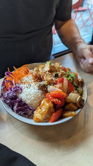 General tao with extra "chicken" at Shushu Haru  in Montreal