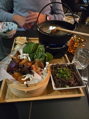 Hot pot at Shushu Haru  in Montreal