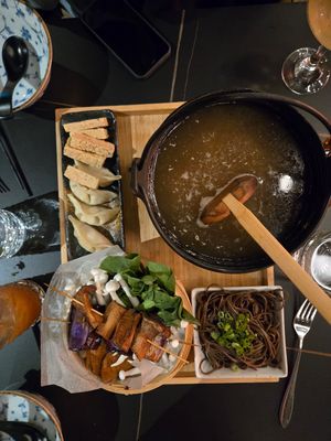 Hot pot at Shushu Haru  in Montreal