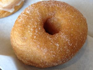 cinnamon sugar at Revolution Doughnuts in Decatur