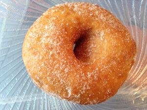 cinnamon sugar at Revolution Doughnuts in Decatur