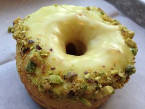orange pistachio  at Revolution Doughnuts in Decatur
