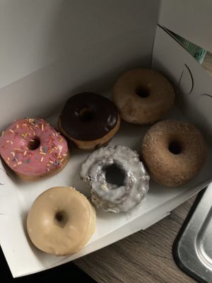 These were all vegan and all delicious   at Revolution Doughnuts in Decatur