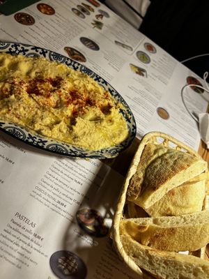 Hummus & Pita   at Bab Mansour in Granada