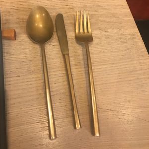 Nicest cutlery at Nectar in Hong Kong Island