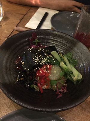 Healthy bowl at Nectar in Hong Kong Island