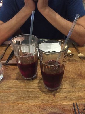 Coconut water kefir juice at Nectar in Hong Kong Island