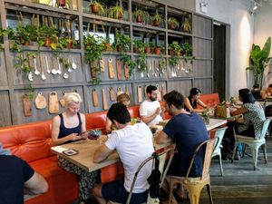 The dining room is so cute! at Nectar in Hong Kong Island