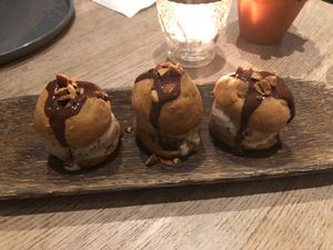 Profiteroles at Nectar in Hong Kong Island