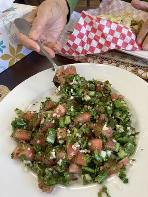 Tabouli   at Baba Kabob in North Charleston