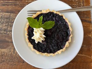 Tarte aux myrtille spécial   at Floe in La Plagne-tarentaise