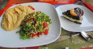 One of my lovely meals at Casa Vegetariana in Constanta