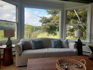 View in the back is INCREDIBLE at Tamerlaine Sanctuary & Preserve in Montague