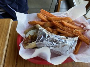 Gyro at Pig Minds Brewing in Machesney Park