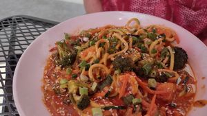 Zoodle bowl at Pig Minds Brewing in Machesney Park