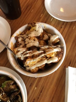 Buffalo cauliflower  at Pig Minds Brewing in Machesney Park