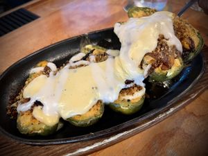 Jalapeño poppers  at Pig Minds Brewing in Machesney Park