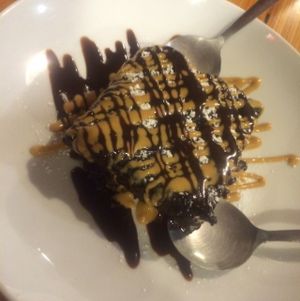 brownie! super good and chocolaty at Pig Minds Brewing in Machesney Park