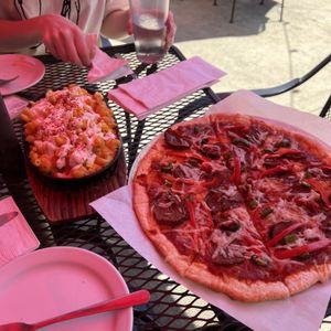 i can be spicy pizza  at Pig Minds Brewing in Machesney Park
