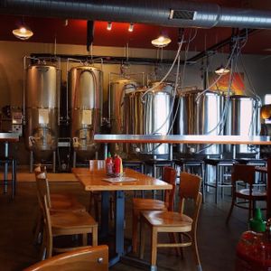 Brewery at Pig Minds Brewing in Machesney Park
