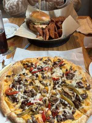 Excellent fully vegan menu. Robust pub fair selection   at Pig Minds Brewing in Machesney Park