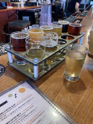 Flight!   at Pig Minds Brewing in Machesney Park